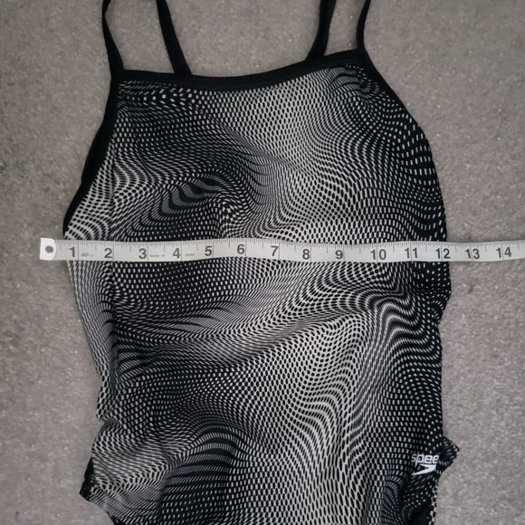 Speedo One Piece Swimsuit SZ 10/36 - Picture 4 of 11